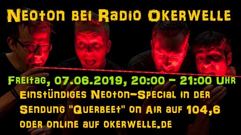 07.06.2019 / Neoton in der Sendung “Querbeet” bei Radio Okerwelle